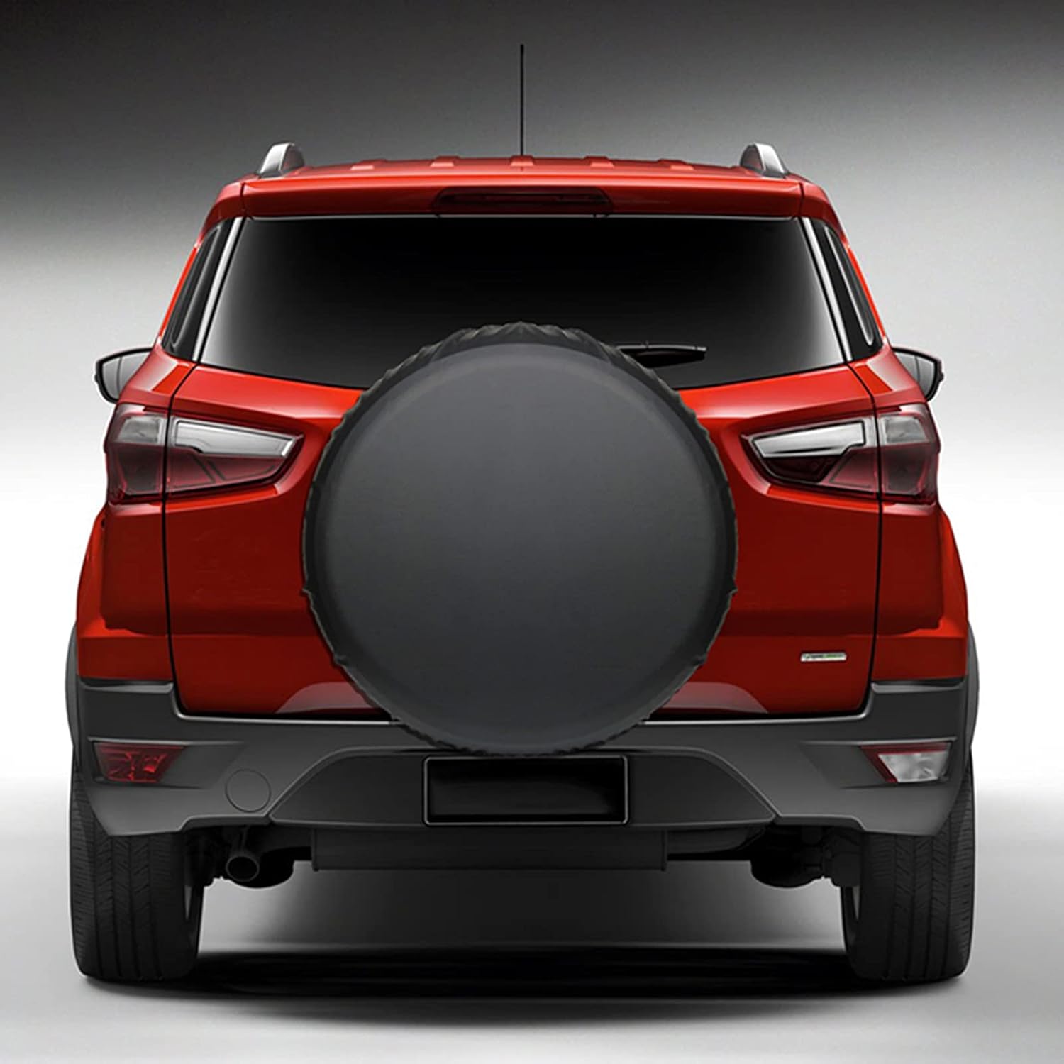 15 Inch Spare Tire Cover,PVC Leather Waterproof Dust-Proof Universal Spare Wheel Tire Cover Fit for Jeep,Trailer, RV, SUV and Many Vehicle,Wheel Diameter 28" - 29",Black - Image 5