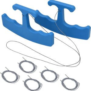 PlateLine Remover Car Emblem Removal Tool with 5PCS 60CM PE Cord for Easily Remove Vehicle Logos, Nameplates, Badges and Paste Signs Plates, Plastic Ergonomic Shape Aid Vinyl Wrap Tools