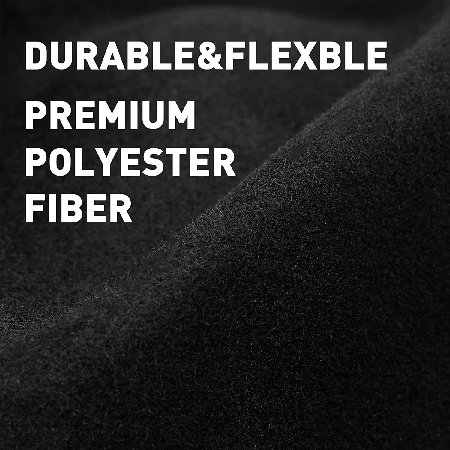 Black Underfelt Carpet for Speaker,Sub Box Carpet, Auto,RV,Boat,Marine,Truck,Car Trunk Felt Liner Carpet 78"x40" - Image 3