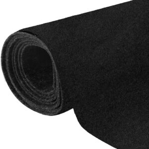Black Underfelt Carpet for Speaker,Sub Box Carpet, Auto,RV,Boat,Marine,Truck,Car Trunk Felt Liner Carpet 78"x40"