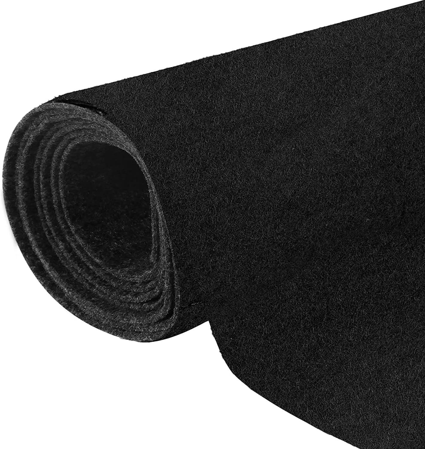 Black Underfelt Carpet for Speaker,Sub Box Carpet, Auto,RV,Boat,Marine,Truck,Car Trunk Felt Liner Carpet 78"x40"