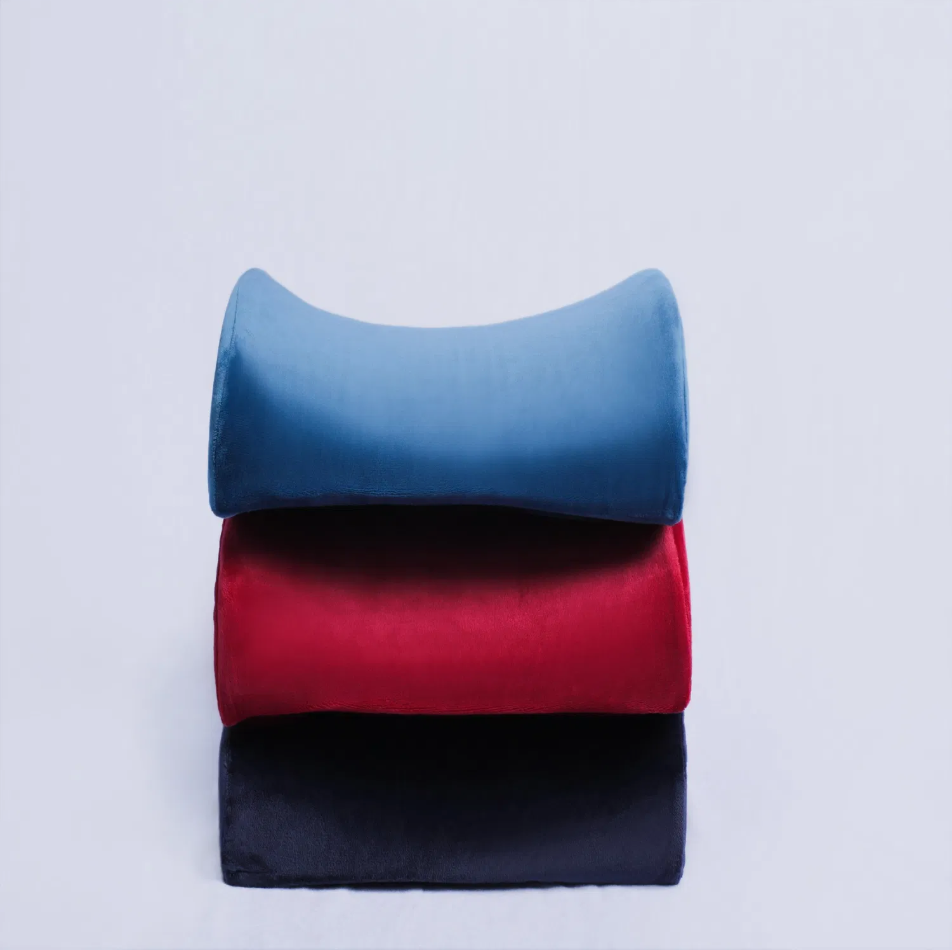 Ergonomic Office Seat Cushion Massage Mesh Memory Foam Orthopedic Car Lumbar Back Support Soft Pillow